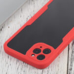 For iPhone 11 Pro Acrylic + TPU 360 Degrees Full Coverage Shockproof Protective Case (Red)