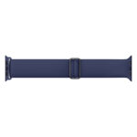 Elasticity Silicone Strap Watch Band For Apple Watch Series 8&7 41mm / SE 2&6&SE&5&4 40mm / 3&2&1 38mm(Dark Blue)