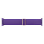 Elasticity Silicone Strap Watch Band For Apple Watch Series 8&7 41mm / SE 2&6&SE&5&4 40mm / 3&2&1 38mm(Dark Purple)