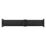 Elasticity Silicone Strap Watch Band For Apple Watch Ultra 49mm / Series 8&7 45mm / SE 2&6&SE&5&4 44mm / 3&2&1 42mm(Black)