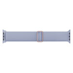 Elasticity Silicone Strap Watch Band For Apple Watch Ultra 49mm / Series 8&7 45mm / SE 2&6&SE&5&4 44mm / 3&2&1 42mm(Lavender Grey)