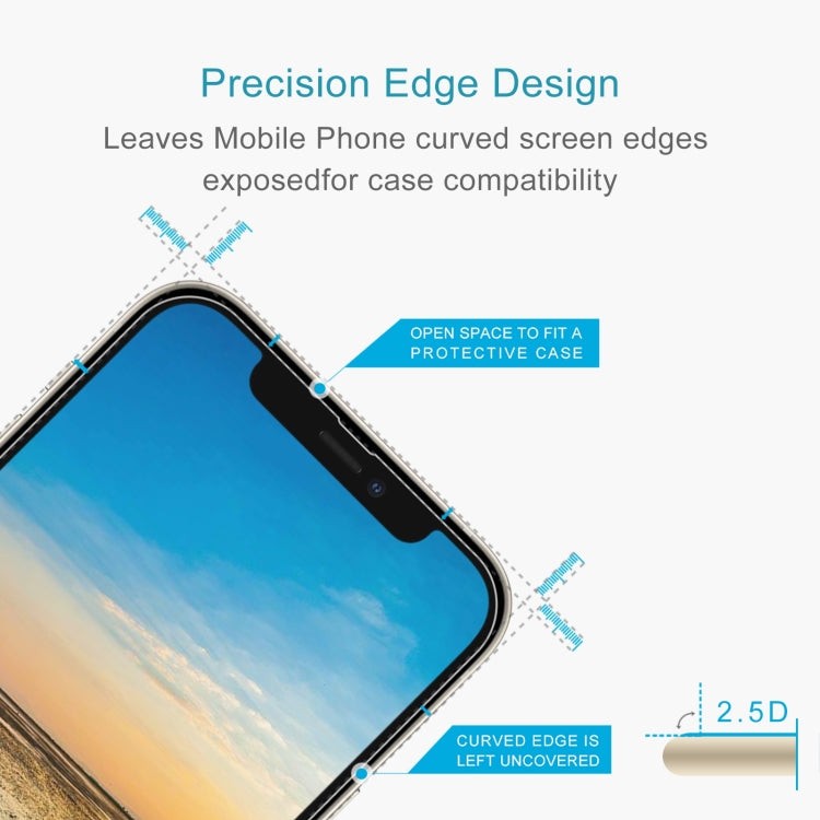 For iPhone 13 / 13 Pro 0.26mm 9H 2.5D Tempered Glass Film