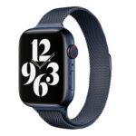 Milan Loopback Small Waist Watch Band For Apple Watch Ultra 49mm / Series 8&7 45mm / SE 2&6&SE&5&4 44mm / 3&2&1 42mm(Blue)