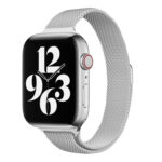 Milan Loopback Small Waist Watch Band For Apple Watch Ultra 49mm / Series 8&7 45mm / SE 2&6&SE&5&4 44mm / 3&2&1 42mm(Silver)