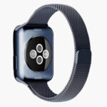 Milan Loopback Small Waist Watch Band For Apple Watch Ultra 49mm / Series 8&7 45mm / SE 2&6&SE&5&4 44mm / 3&2&1 42mm(Black)