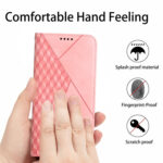 For Samsung Galaxy S20 Diamond Pattern Splicing Skin Feel Magnetic Horizontal Flip Leather Case with Card Slots & Holder & Wallet(Rose Gold)