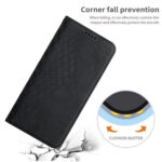 For Samsung Galaxy S20 Diamond Pattern Splicing Skin Feel Magnetic Horizontal Flip Leather Case with Card Slots & Holder & Wallet(Black)