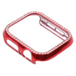 Metal Diamond Protective Watch Case For Apple Watch Series 3 & 2 & 1 42mm(Red)