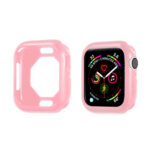 Eight Sides Candy Colors TPU Shockproof Protective Case For Apple Watch Series 8 / 7 41mm(Pink)