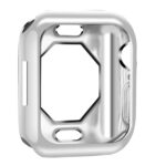 Shockproof TPU Electroplate Protective Case For Apple Watch Series 8 / 7 41mm(Silver)