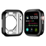 Shockproof TPU Electroplate Protective Case For Apple Watch Series 8 / 7 45mm(Black)