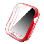 Shockproof TPU All-inclusive Electroplate Protective Case For Apple Watch Series 8 / 7 41mm(Red)