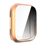 Shockproof TPU All-inclusive Electroplate Protective Case For Apple Watch Series 8 / 7 41mm(Rose Gold)