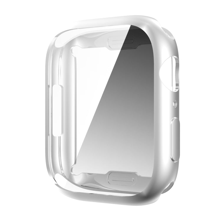 Shockproof TPU All-inclusive Electroplate Protective Case For Apple Watch Series 8 / 7 41mm(Silver)