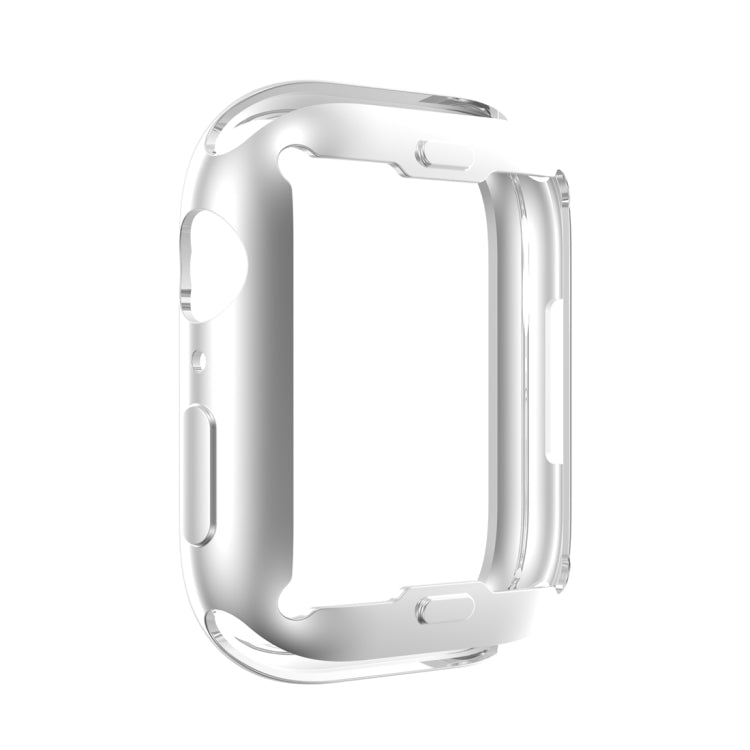 Shockproof TPU All-inclusive Electroplate Protective Case For Apple Watch Series 8 / 7 41mm(Silver)