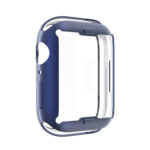 Shockproof TPU All-inclusive Electroplate Protective Case For Apple Watch Series 8 / 7 45mm(Navy Blue)