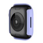 Shockproof TPU Protective Case For Apple Watch Series 8 / 7 45mm(Pink Purple)