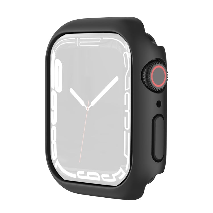 Shockproof TPU Protective Case For Apple Watch Series 8 / 7 45mm(Black)