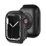 Shockproof TPU Protective Case For Apple Watch Series 8 / 7 45mm(Black)