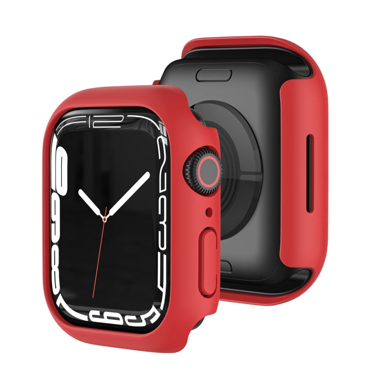 Shockproof TPU Protective Case For Apple Watch Series 8 / 7 45mm(Red)