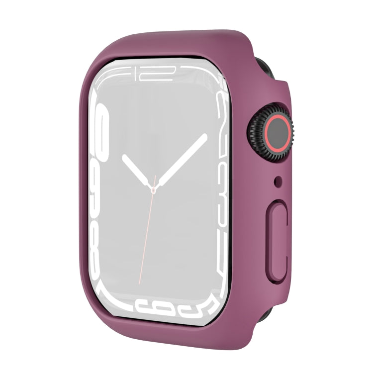 Shockproof TPU Protective Case For Apple Watch Series 8 / 7 45mm(Wine Red)