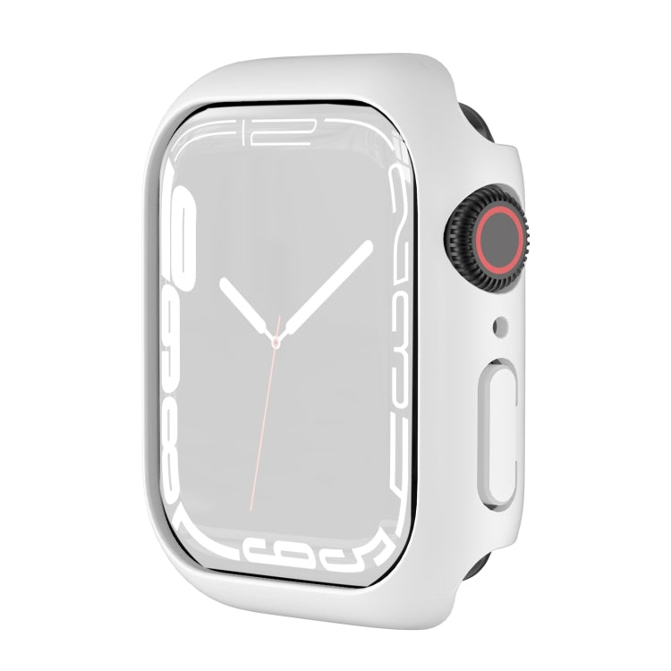 Shockproof TPU Protective Case For Apple Watch Series 8 / 7 45mm(White)