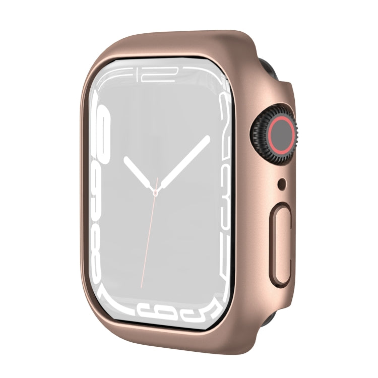 Shockproof TPU Protective Case For Apple Watch Series 8 / 7 45mm(Rose Gold)