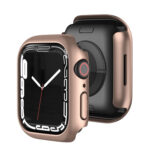 Shockproof TPU Protective Case For Apple Watch Series 8 / 7 45mm(Rose Gold)