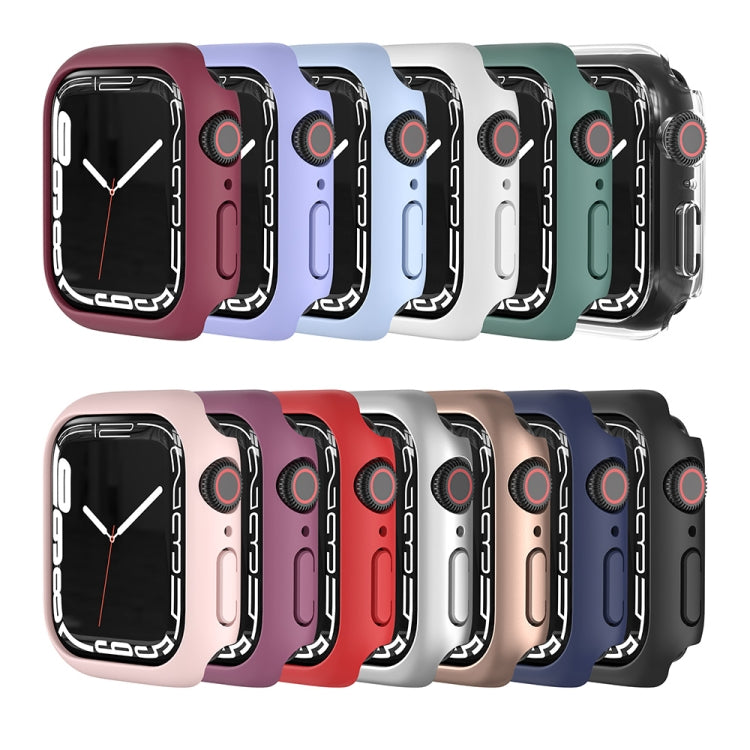 Shockproof TPU Protective Case For Apple Watch Series 8 / 7 45mm(Black)