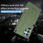 For Samsung Galaxy S22 Ultra 5G Full Coverage Shockproof TPU Phone Case(Green)