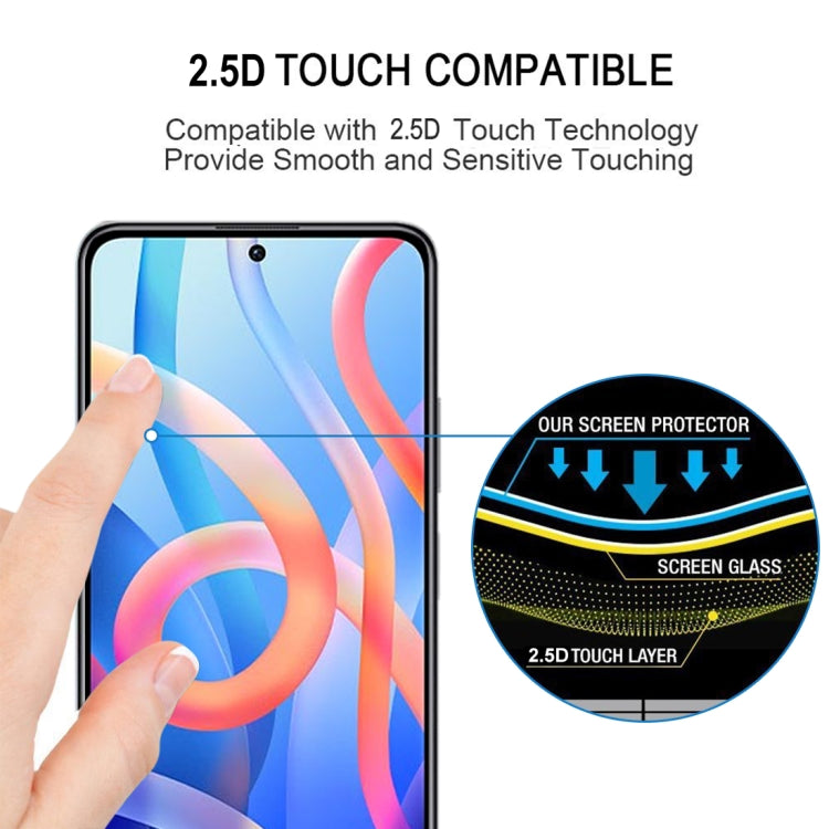 For Xiaomi Redmi Note 11 China / Note 11S 5G / Poco M4 Pro 5G Full Glue Full Screen Tempered Glass Film