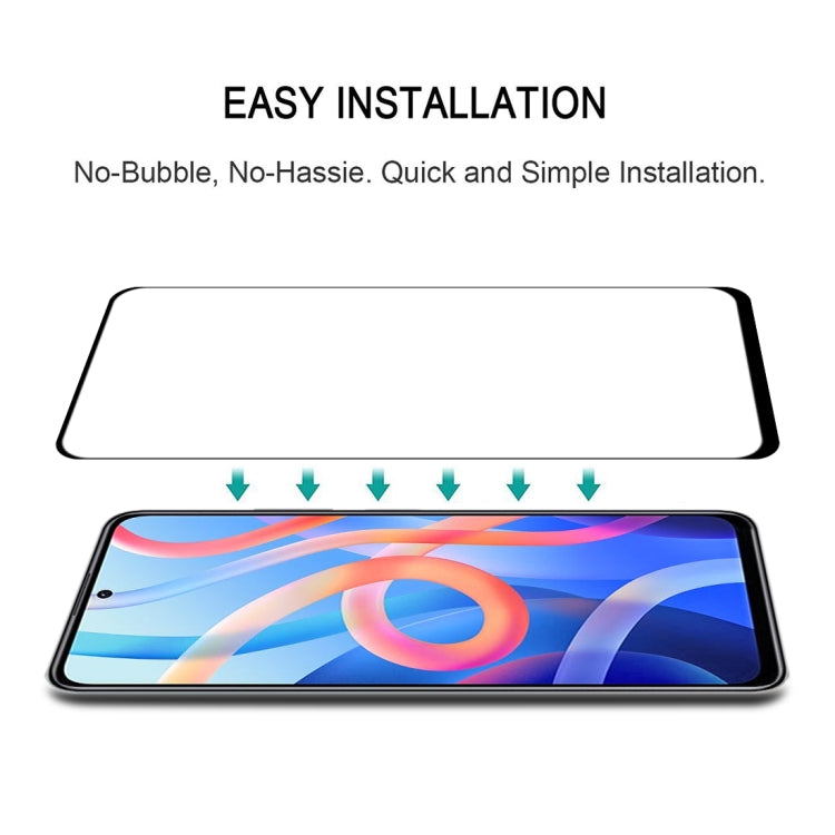 For Xiaomi Redmi Note 11 China / Note 11S 5G / Poco M4 Pro 5G Full Glue Full Screen Tempered Glass Film