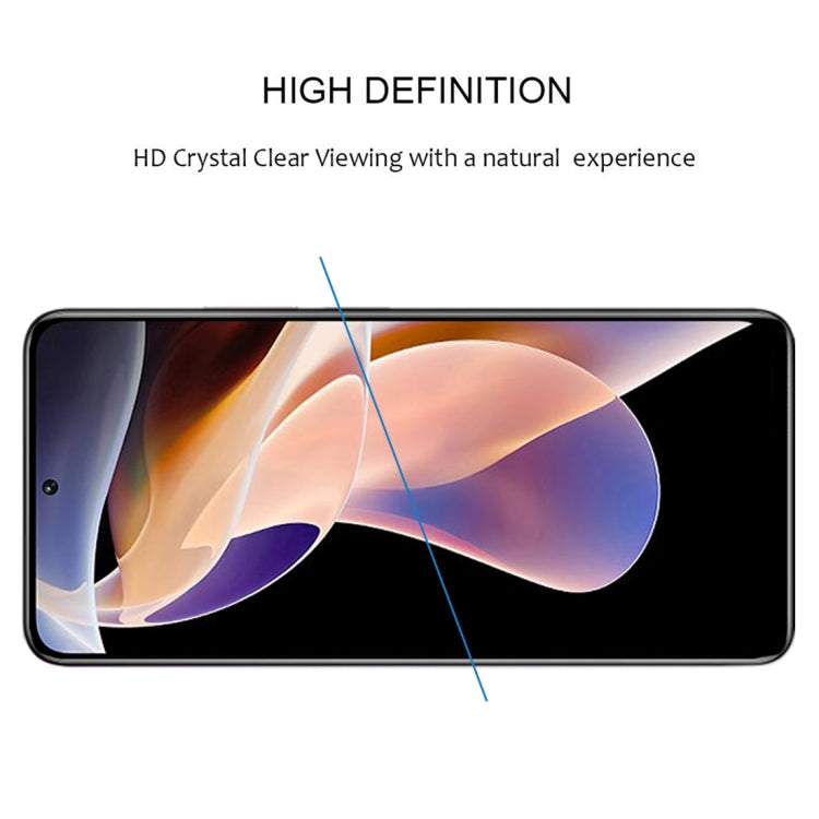 For Xiaomi POCO F4 / Redmi Note 11 Pro / Note 11 Pro+ Full Glue Full Screen Tempered Glass Film