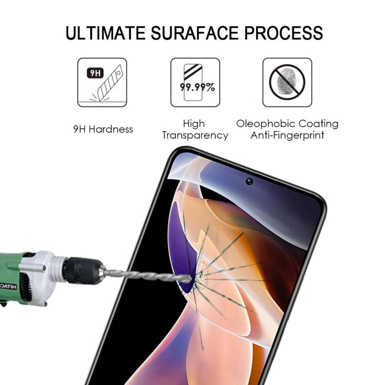 For Xiaomi POCO F4 / Redmi Note 11 Pro / Note 11 Pro+ Full Glue Full Screen Tempered Glass Film