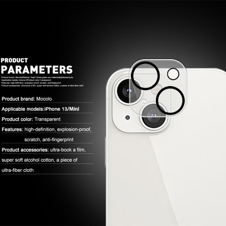 For iPhone 13 mocolo 2.5D 9H Rear Camera Lens Tempered Glass Film