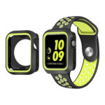 Two-color Shockproof Protective Case For Apple Watch Series 8 / 7 41mm(Black Green)