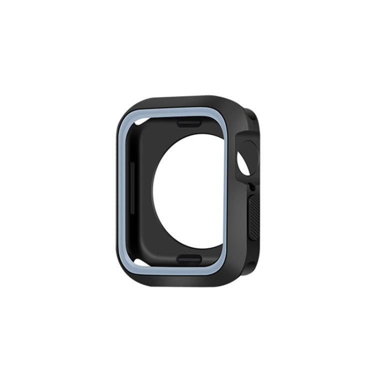 Two-color Shockproof Protective Case For Apple Watch Series 8 / 7 41mm(Blue Grey)