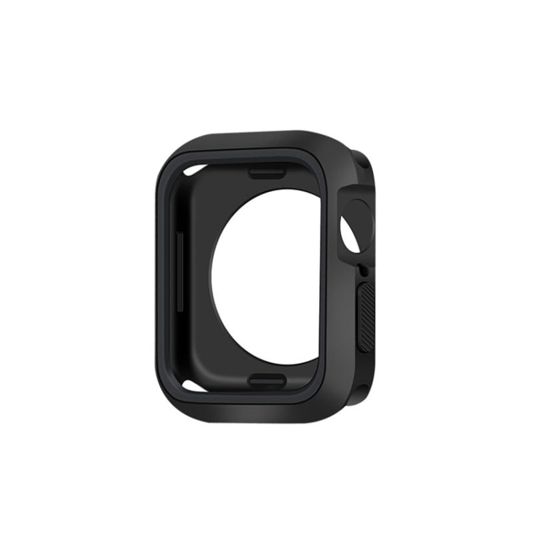 Two-color Shockproof Protective Case For Apple Watch Series 8 / 7 45mm(Black)