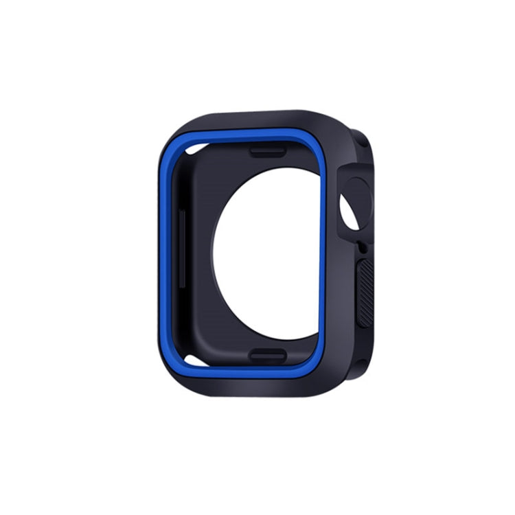 Two-color Shockproof Protective Case For Apple Watch Series 8 / 7 45mm(Blue)