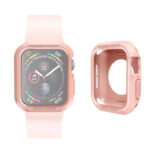 Silicone Shockproof Watch Protective Case For Apple Watch Series 8 / 7 41mm(Pink)