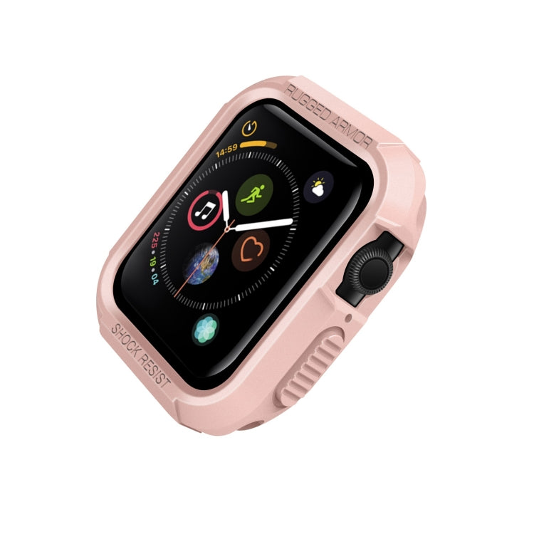 Silicone Shockproof Watch Protective Case For Apple Watch Series 8 / 7 41mm(Pink)