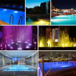 12W ABS Plastic Swimming Pool  Wall Lamp Underwater Light(Colorful+Remote Control)