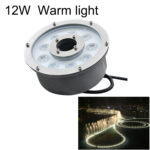 12W Landscape Ring LED Aluminum Alloy Underwater Fountain Light(Warm Light)