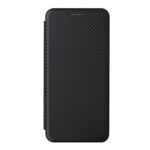 For Xiaomi Redmi Note 11 Pro / Note 11 Pro+ Carbon Fiber Texture Horizontal Flip PU Phone Case(Black)