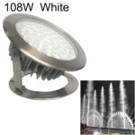 108W Square Park Landscape LED Underwater Light Pool Light(White Light)