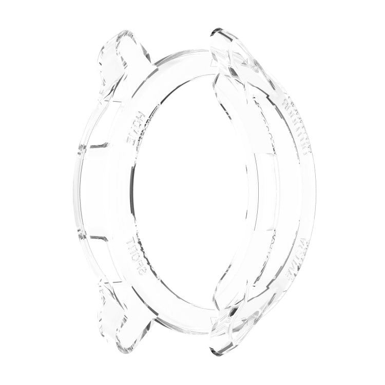 For Xiaomi Watch Color 2 Half Coverage Hollowed TPU Protective Case(Transparent White)