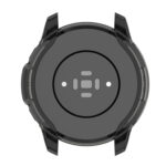 For Xiaomi Watch Color 2 Half Coverage Hollowed TPU Protective Case(Transparent Black)