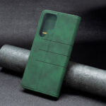 For Samsung Galaxy S22 Ultra 5G Magnetic Splicing Leather Phone Case(Green)