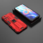 For Xiaomi Redmi Note 11 5G Supersonic PC + TPU Shock-proof Phone Case with Holder(Red)