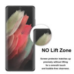 For Samsung Galaxy S22 Ultra 5G 2pcs 3D Curved Silk-screen PET Full Coverage Protective Film(Transparent)